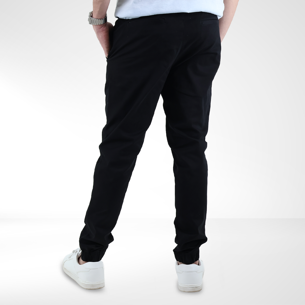 Pantalón Jogger Casual Para Caballero Con Bolsas Y Cordón Ajustable