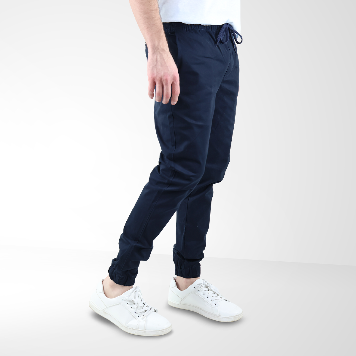 Pantalón Jogger Casual Para Caballero Con Bolsas Y Cordón Ajustable