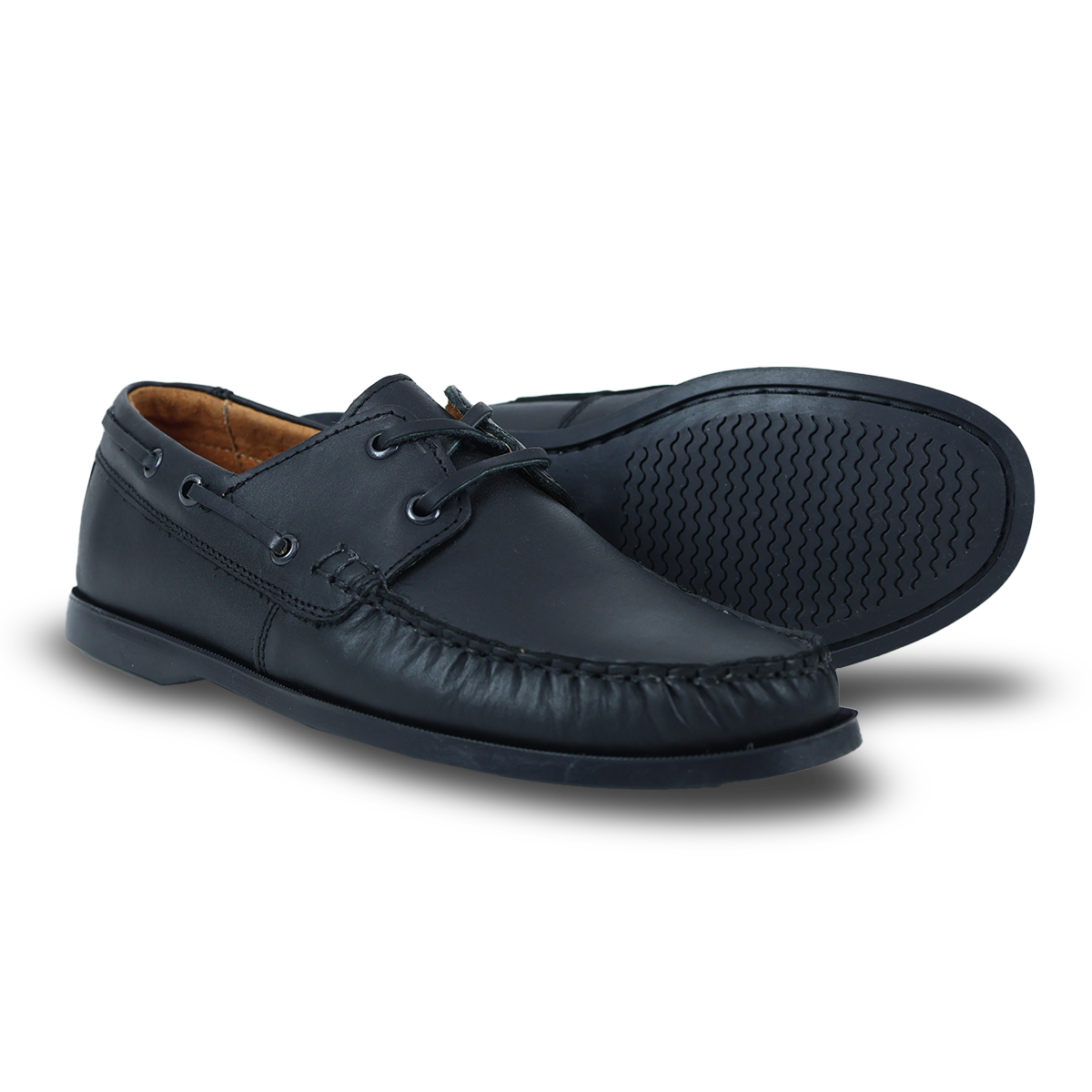 Mocasines Náutico Color Negro Top Sider Para Hombre 