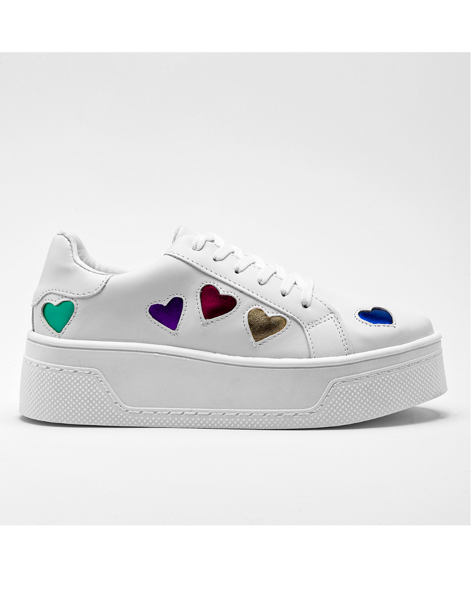 TENIS MUJER CASUAL COLOR BLANCO