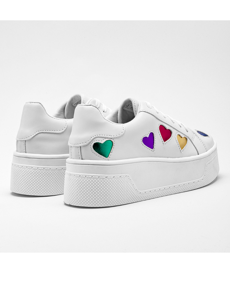 TENIS MUJER CASUAL COLOR BLANCO