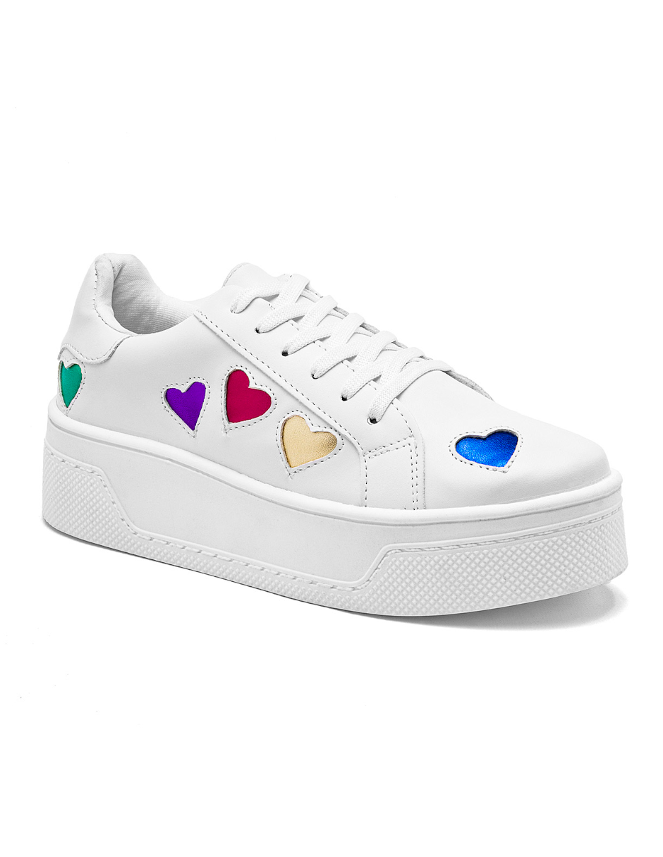 TENIS MUJER CASUAL COLOR BLANCO