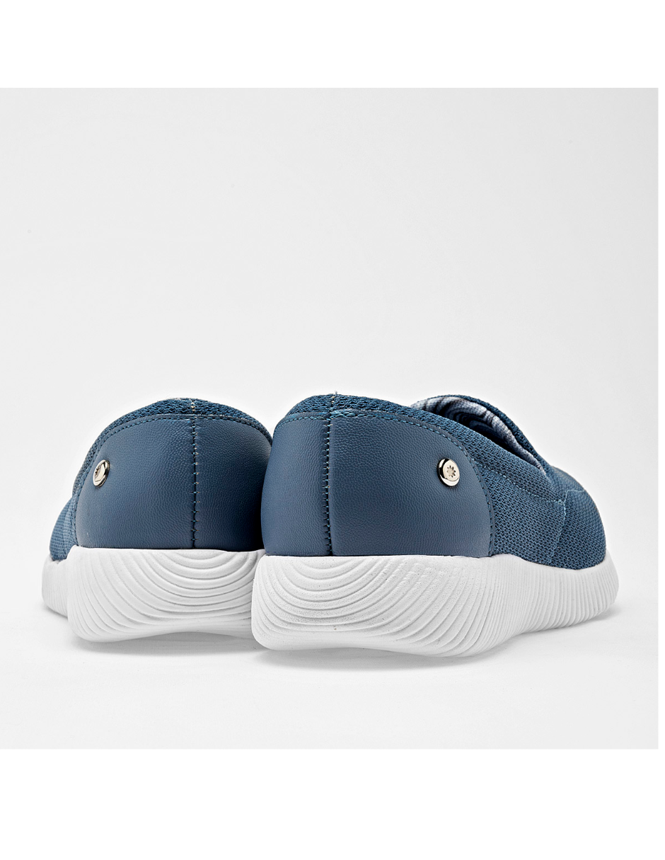 ZAPATO CASUAL PARA MUJER DE TELA COLOR AZUL