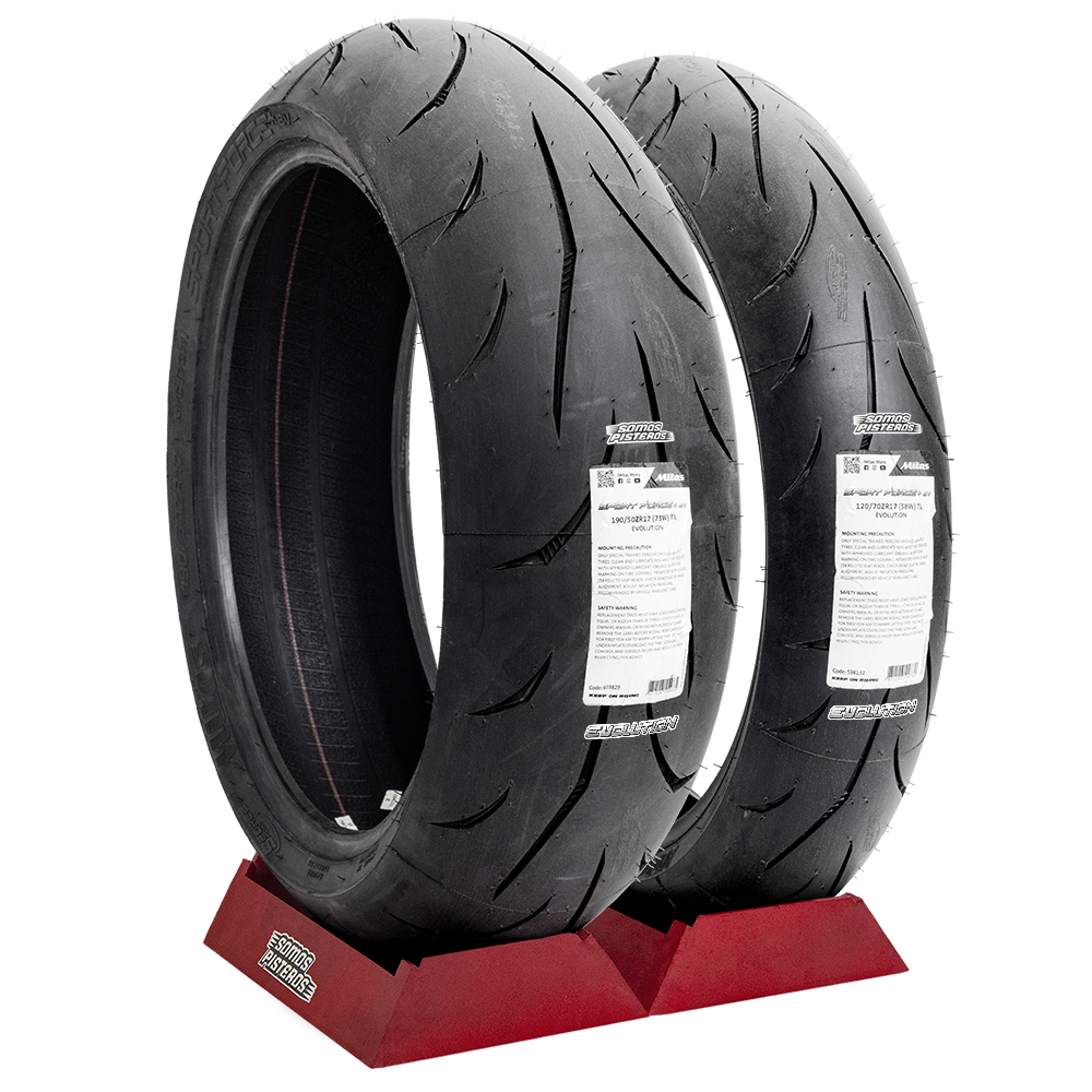 LLANTAS MITAS SPORT FORCE+ Evo 120/70 17 Y 190/50 17 GSXR ZX