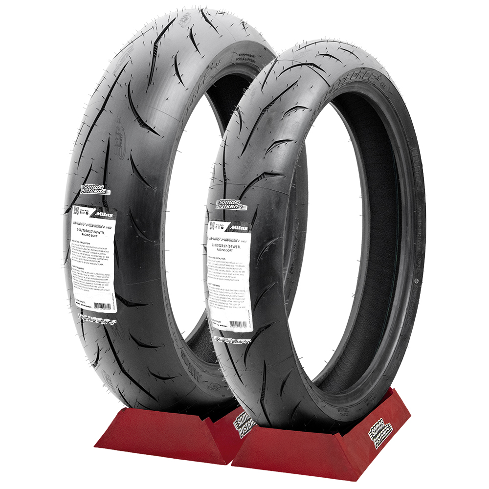 LLANTAS MITAS SPORT FORCE+ Racing Soft 110/70 17 Y 140/70 17