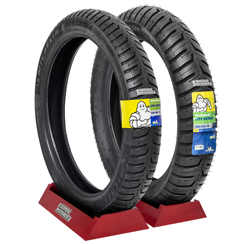 Llantas Michelin City Extra  90/90 18 y 120/80 16 GZ150 V15