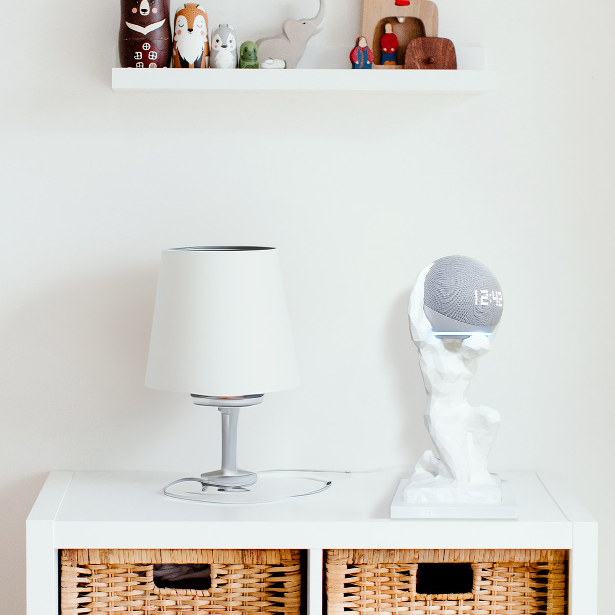 Soporte para Alexa Echo Dot Tipo Atlas impremli