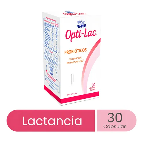 Nestle Opti-Lac Probióticos 30 Cápsulas