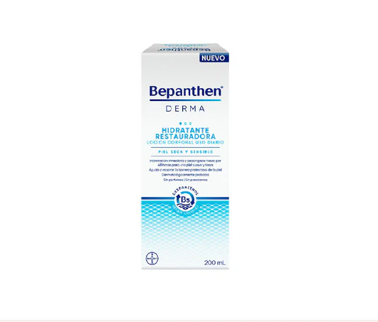 Bepanthen Derma Hidratante Restauradora piel seca y sensible