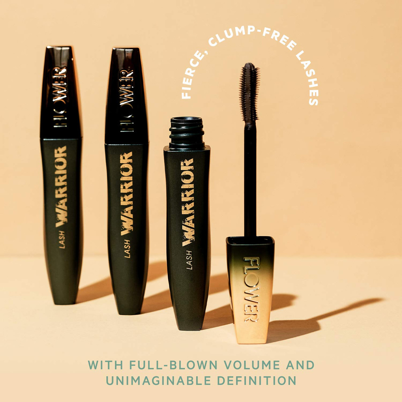 Flower Lash Warrior mascara de pestañas tono fierce brown  volumen extremo intense definicion 