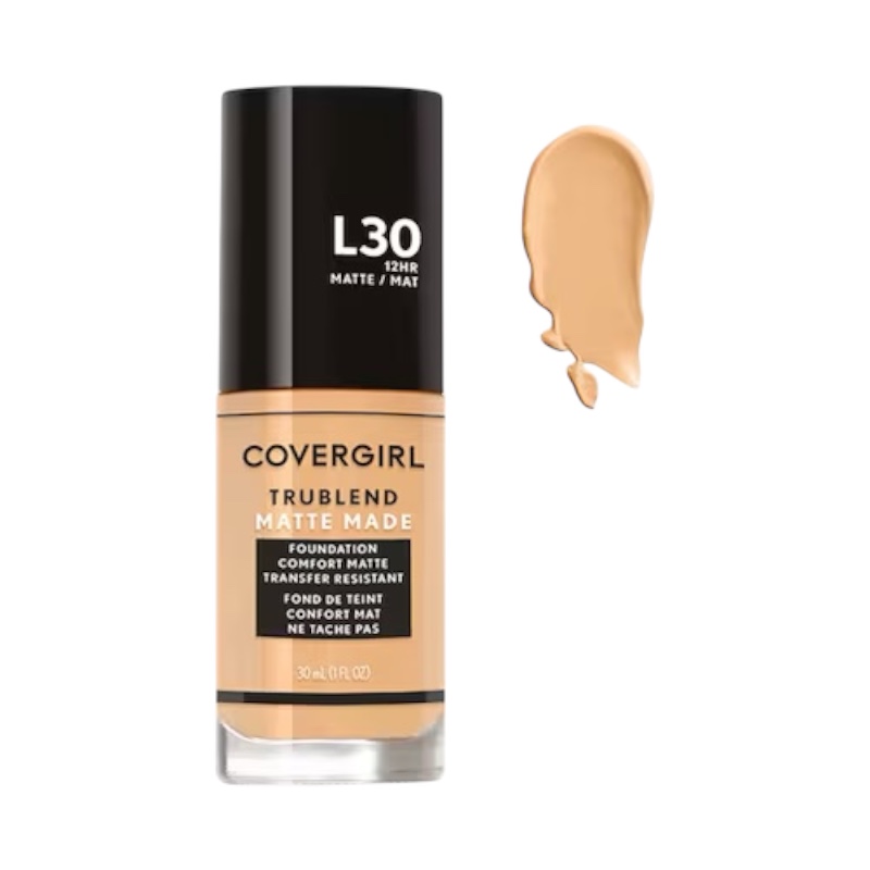 Covergirl Base de Maquillaje Líquida  Trublend Matte L30 Golden Ivory
