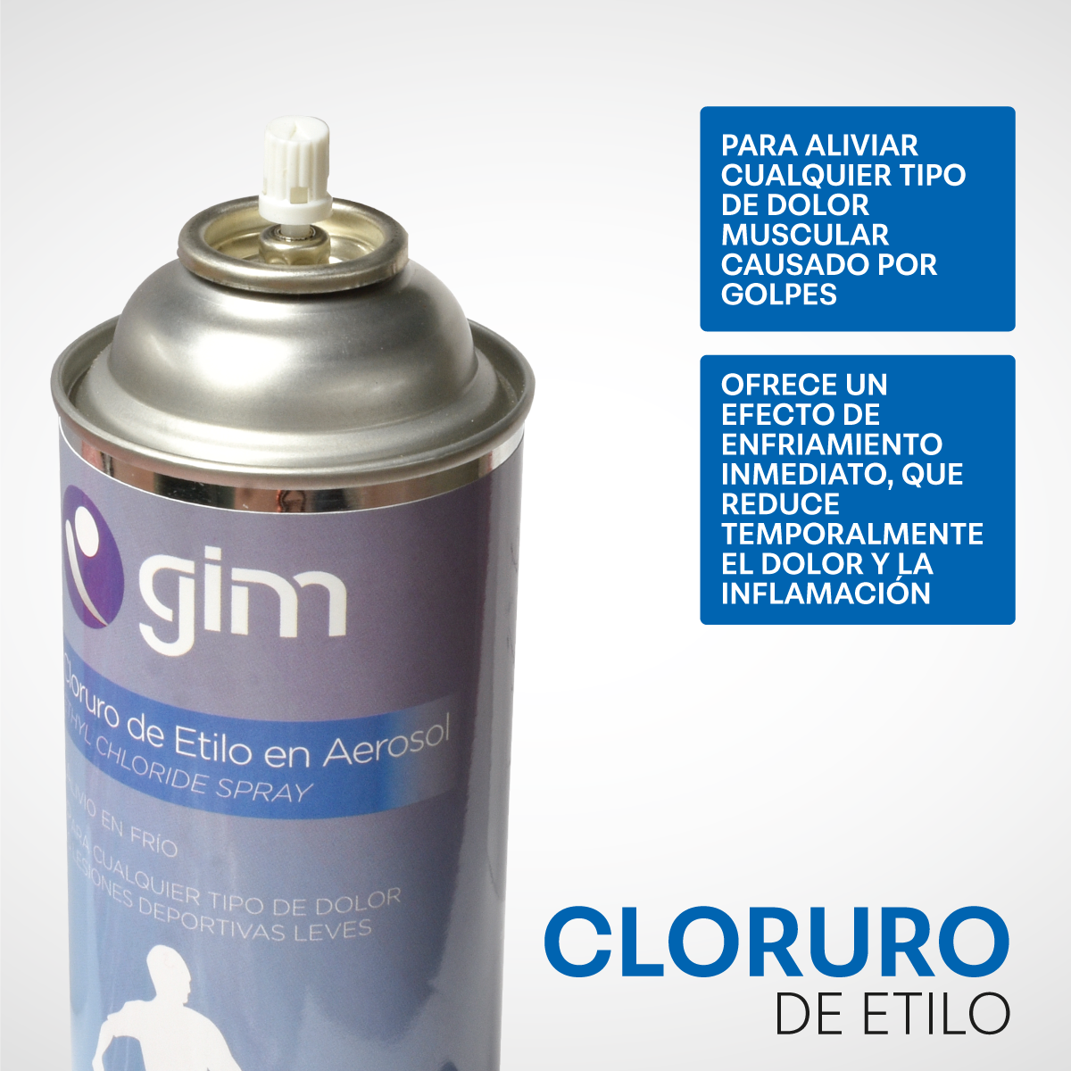 Cloruro de Etilo Spray 375 g (16 oz) – Presentación en 3 Piezas – Anestésico Tópico en Aerosol para Uso Profesional