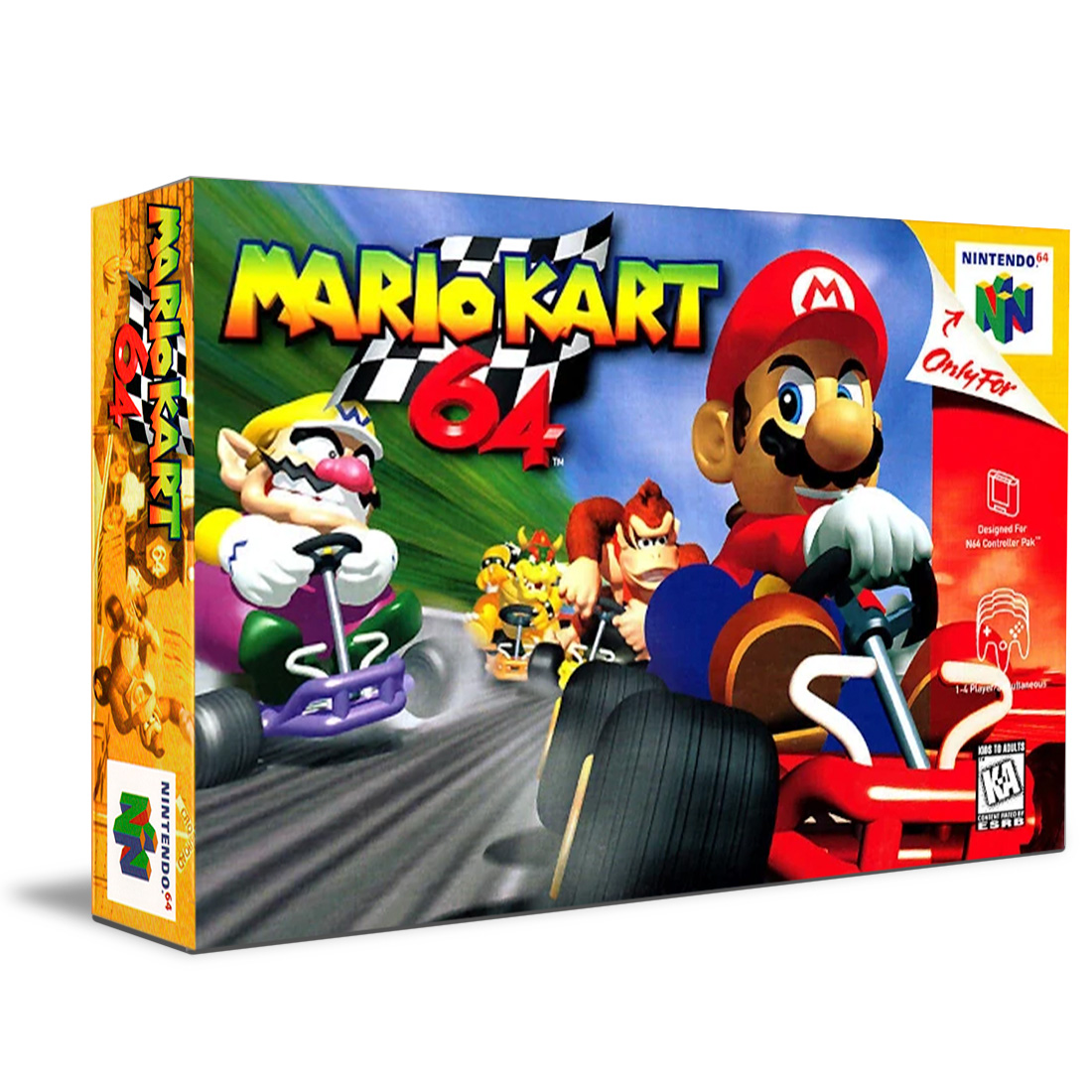 Mario Kart 64 Con Manual Nintendo 64 Físico En Caja