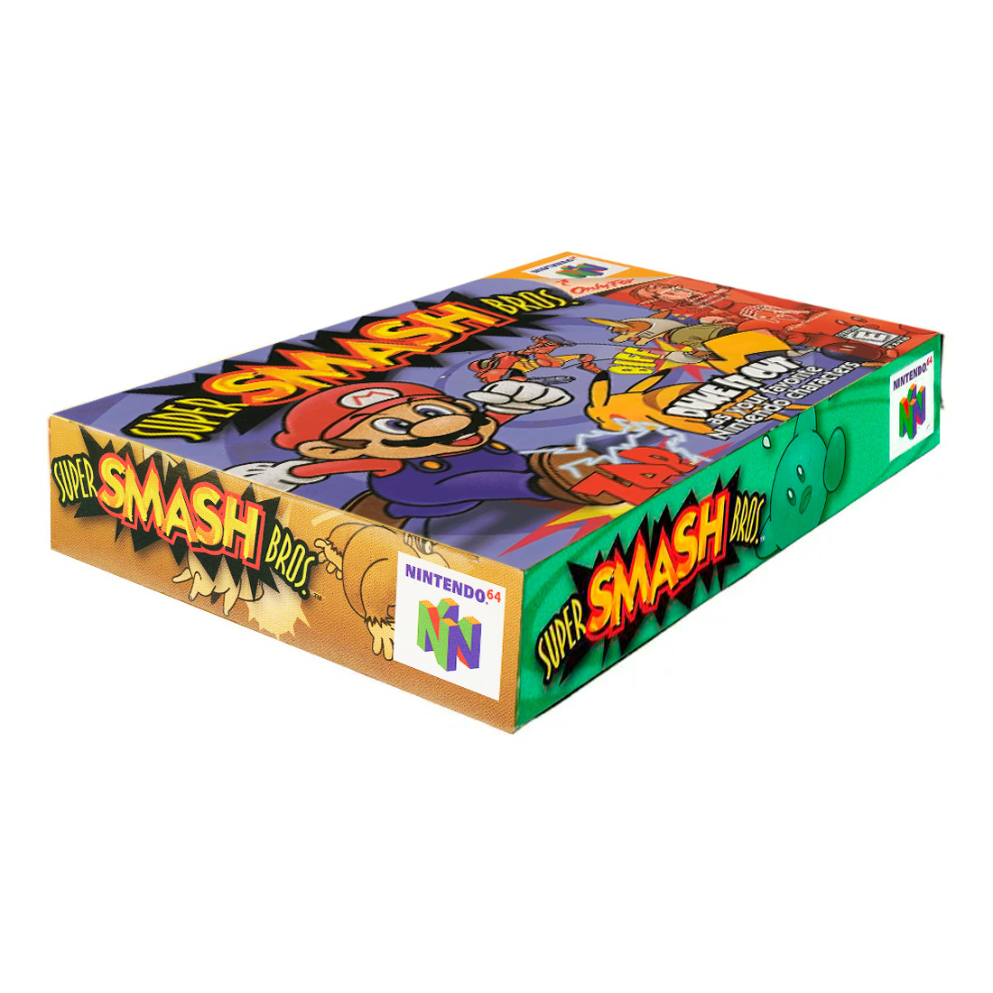 Super Smash Bros Nintendo 64 Físico En Caja Con Manual