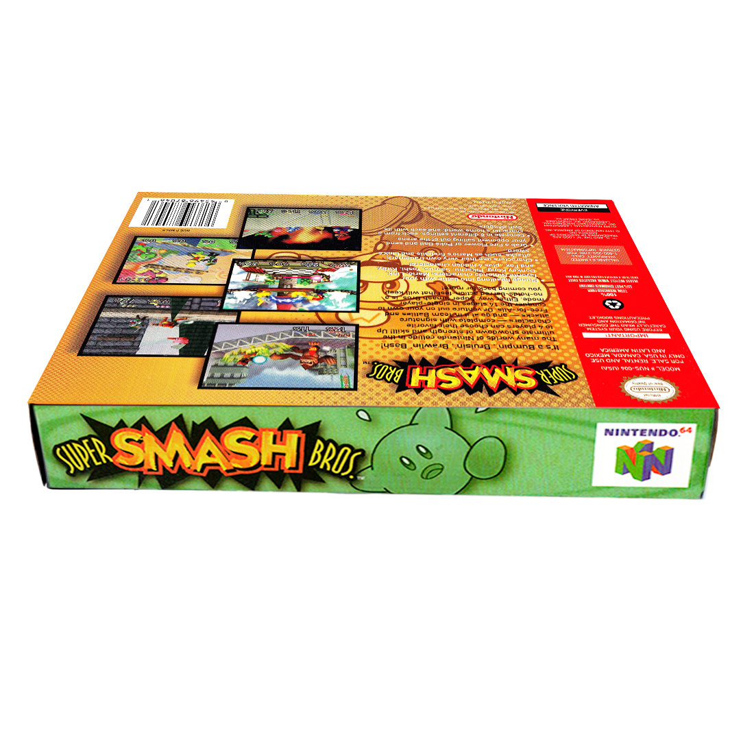 Super Smash Bros Nintendo 64 Físico En Caja Con Manual