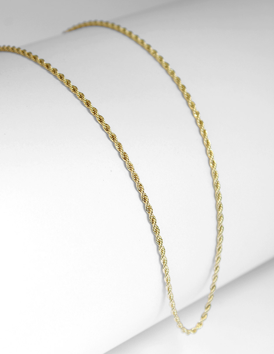 Cadena Torzal Chica Oro Laminado Moon