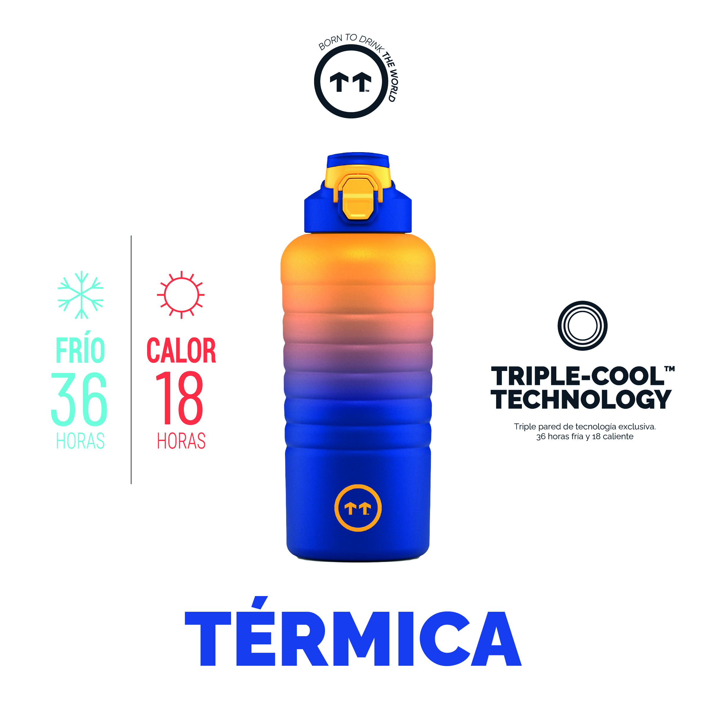 Cool Bottles Termo Sport Paris 950ml