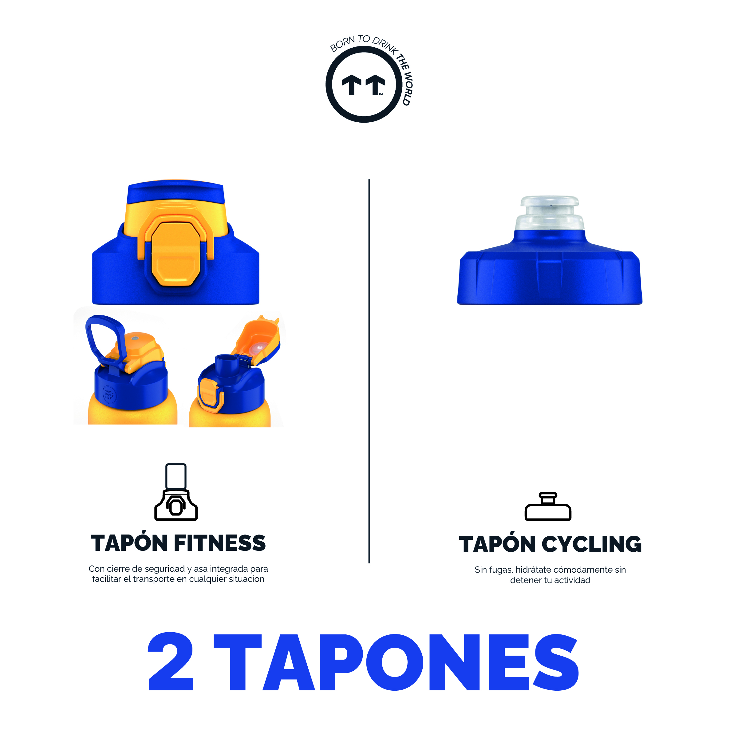 Cool Bottles Termo Sport Paris 950ml