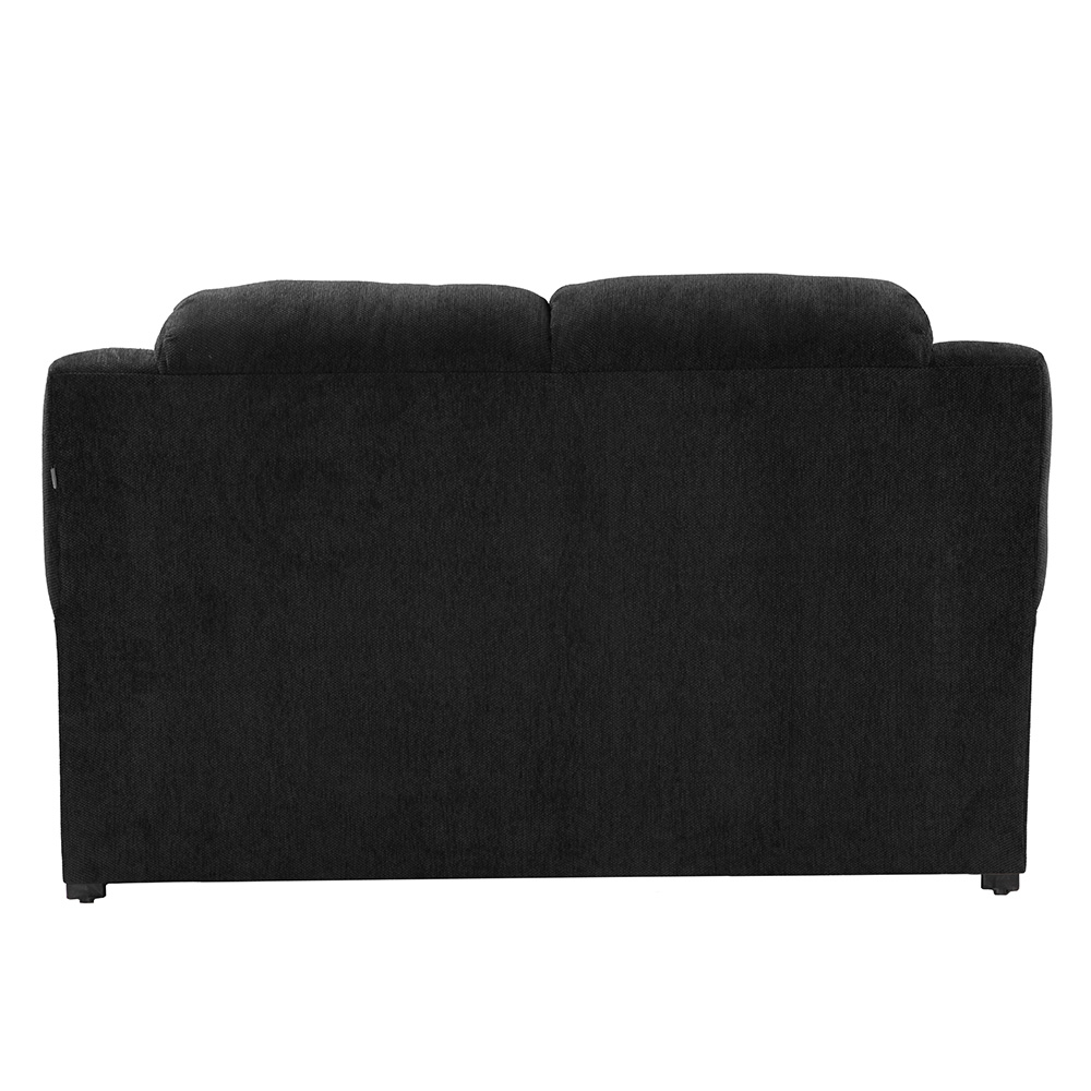 Love Seat 2 Plazas Trinity Kendra Negro  ENTREGA SOLO EN CDMX Y AREA METROPOLITANA