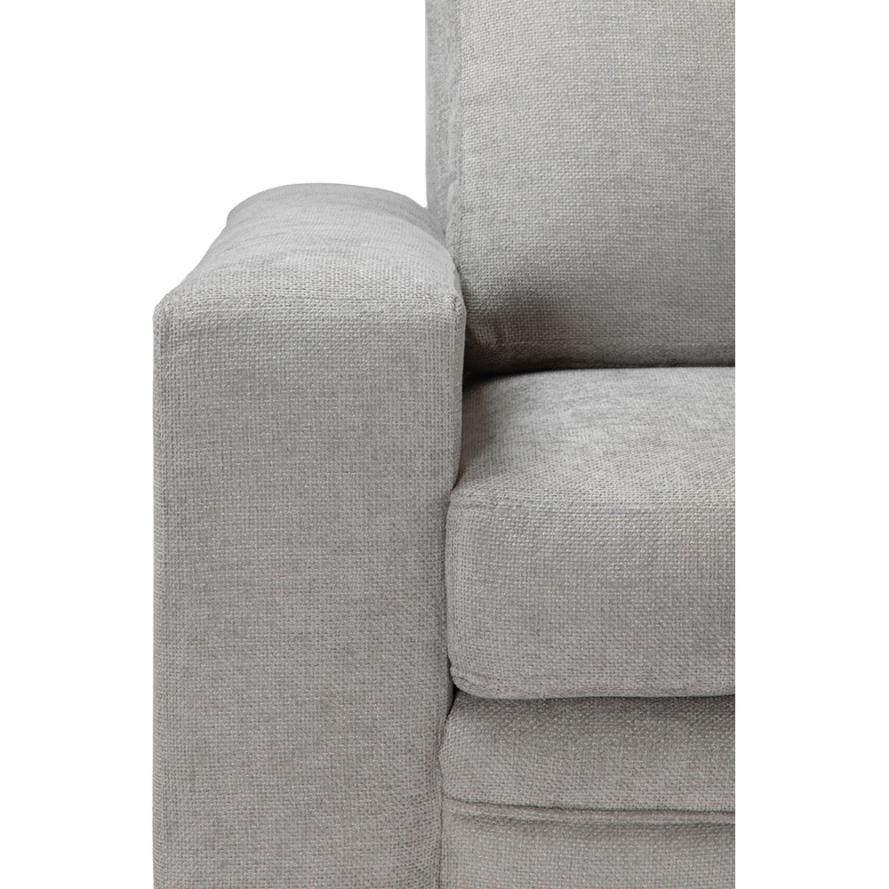 Sofá-Chaise Trinity Canvas  Gris  ENTREGA SOLO EN CDMX Y AREA METROPOLITANA