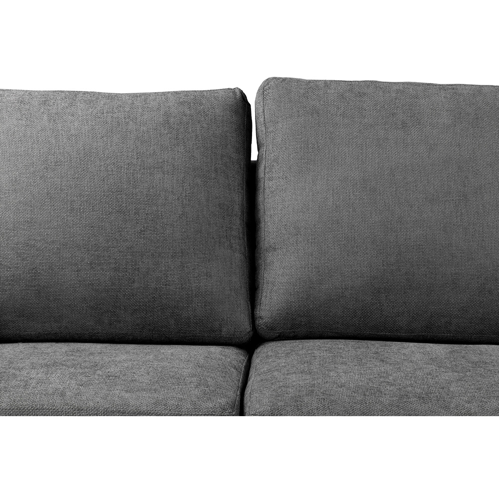 Sofá-Chaise Trinity Canvas  Gris  Oscuro  ENTREGA SOLO EN CDMX Y AREA METROPOLITANA