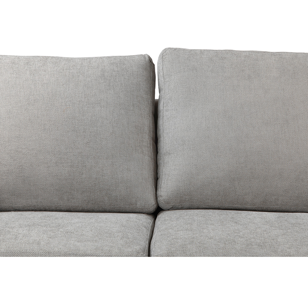 Sofá-Chaise Trinity Canvas  Gris  ENTREGA SOLO EN CDMX Y AREA METROPOLITANA
