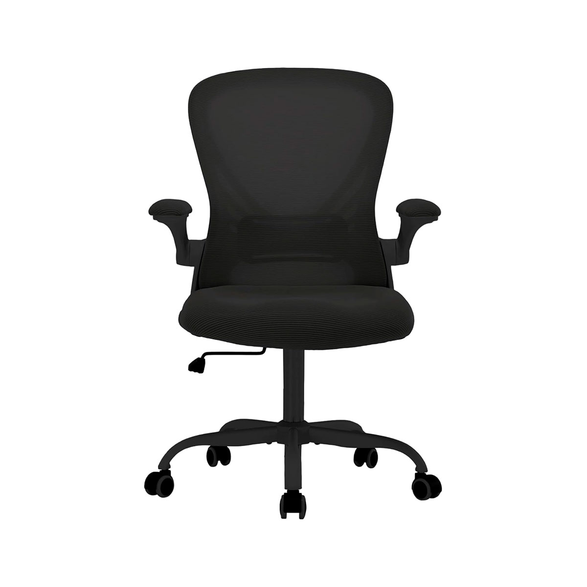 Silla de Oficina Ergonómica con Altura Ajustable, Respaldo Alto con Soporte Lumbar, Negro, Bluelander