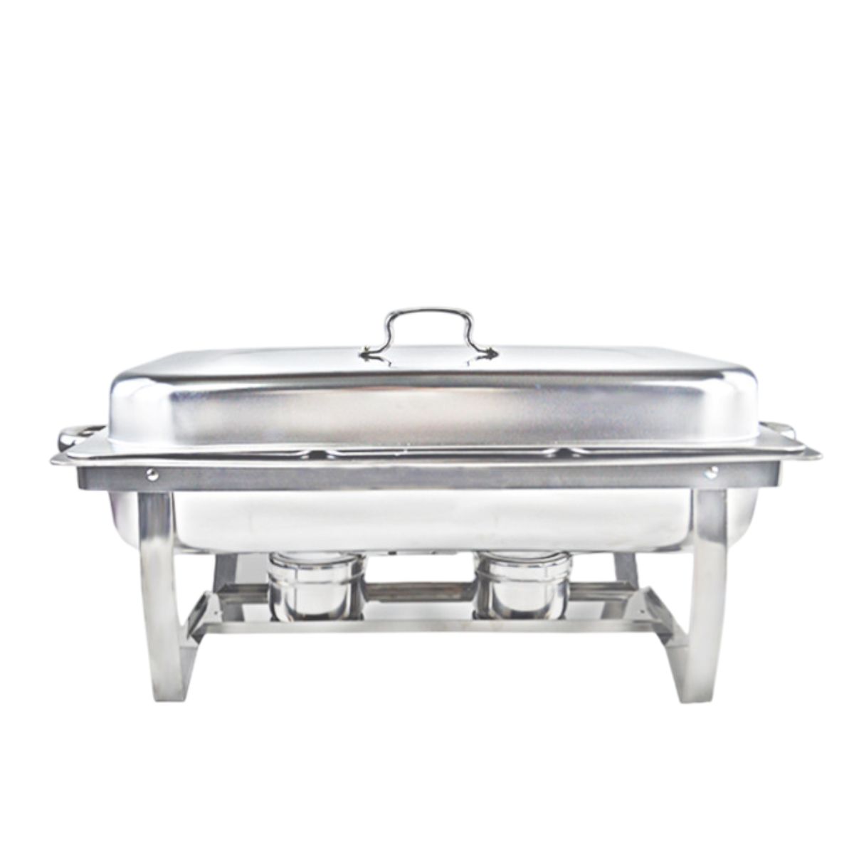 Buffetera de 3 Compartimentos con Charolas y 2 Quemadores de Acero Inoxidable, Bluelander 