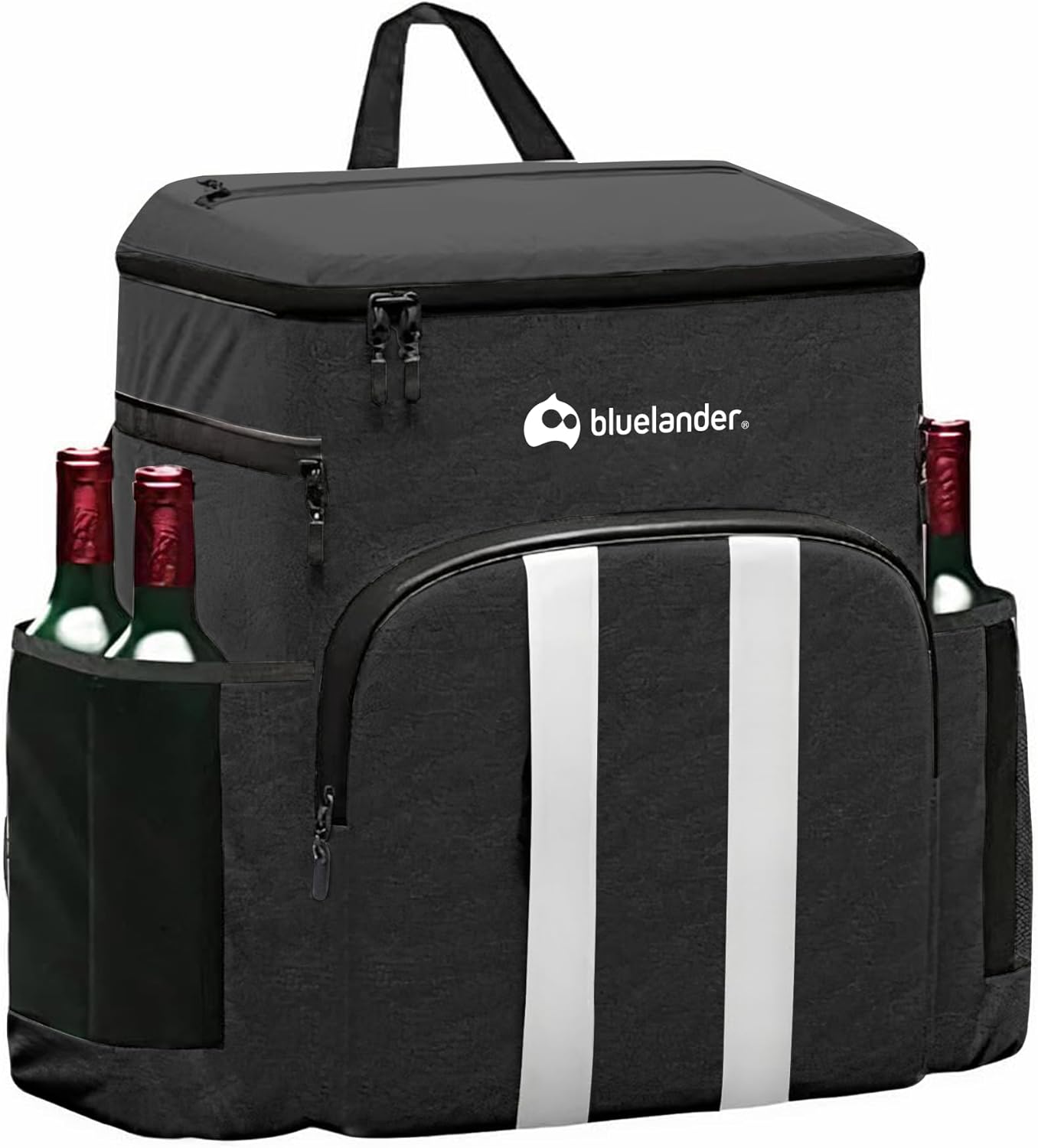 Lonchera Térmica Aislada Portátil, Capacidad de 27 L, Negro, Bluelander