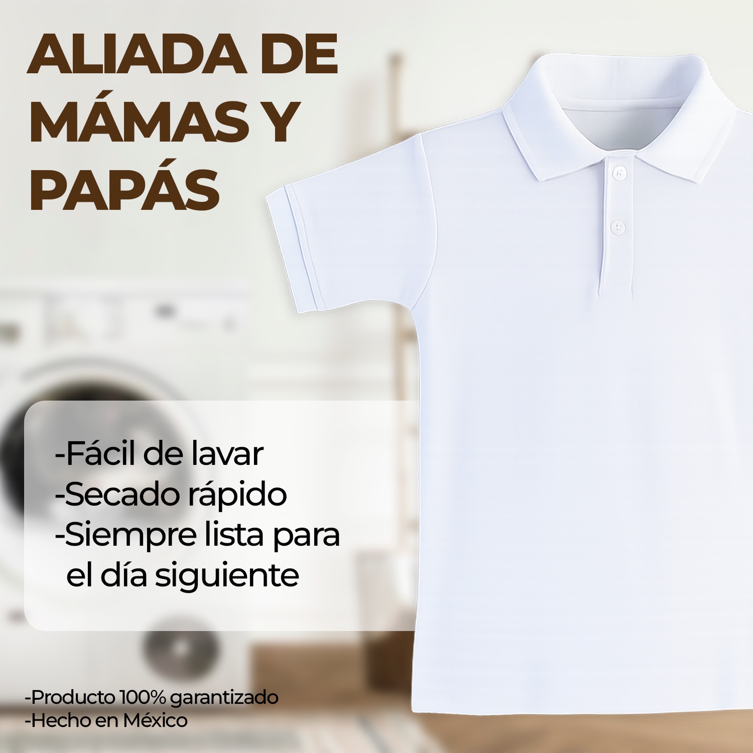 Playera Escolar Tipo Polo Para Niño Y Niña Comoda