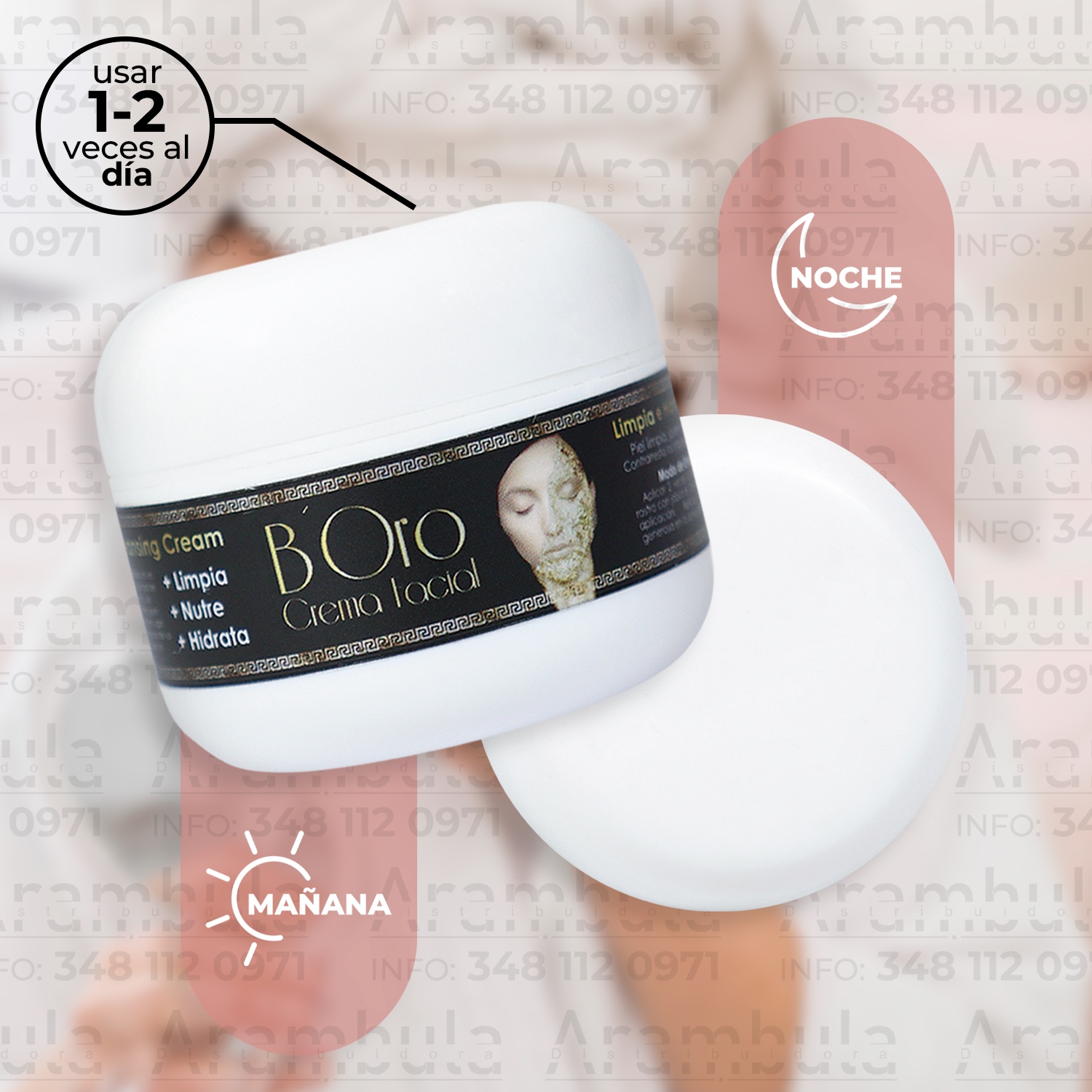 Crema B' Oro Original Para Manchas Y Espinillas 