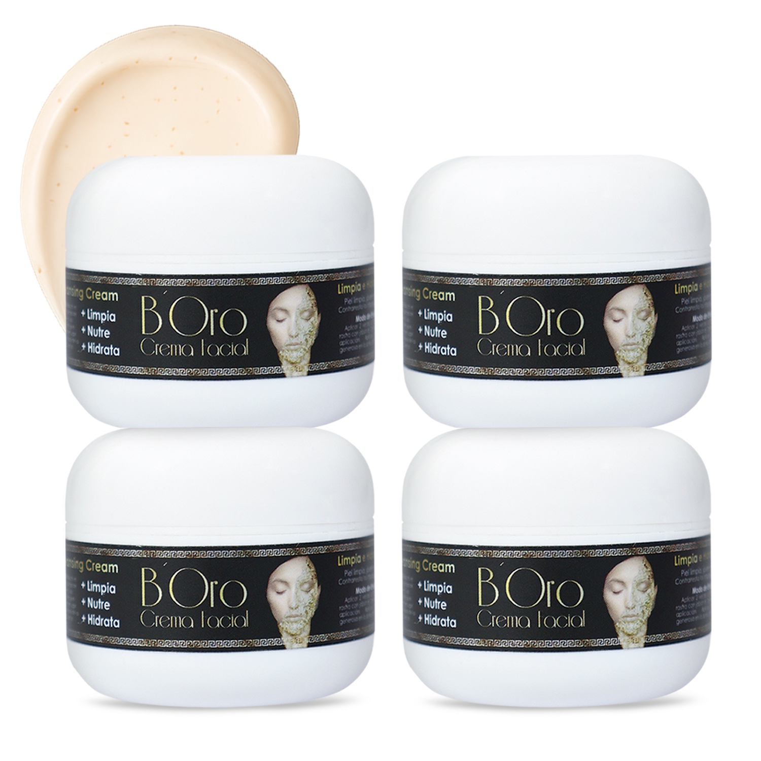 Crema B' Oro Original Para Manchas Y Espinillas 4 Piezas