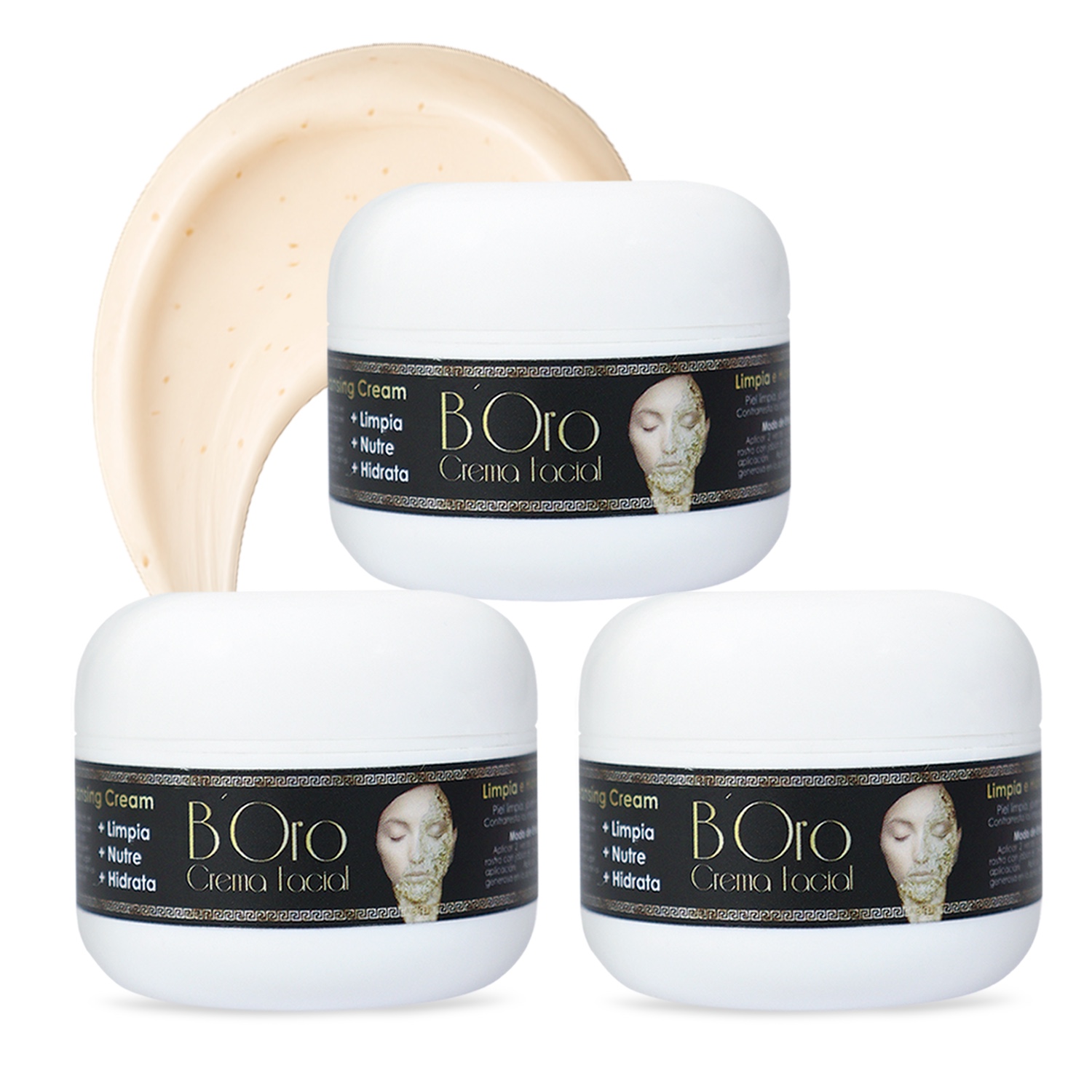 Crema B' Oro Original Para Manchas Y Espinillas 3 Piezas