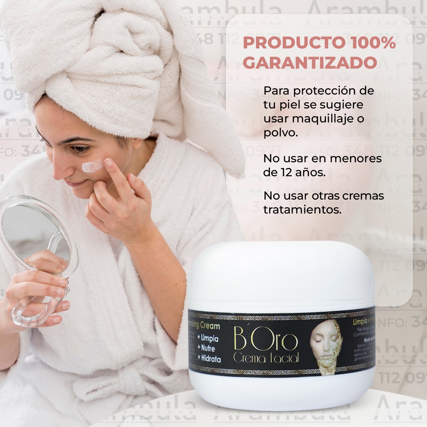 Crema B' Oro Original Para Manchas Y Espinillas 
