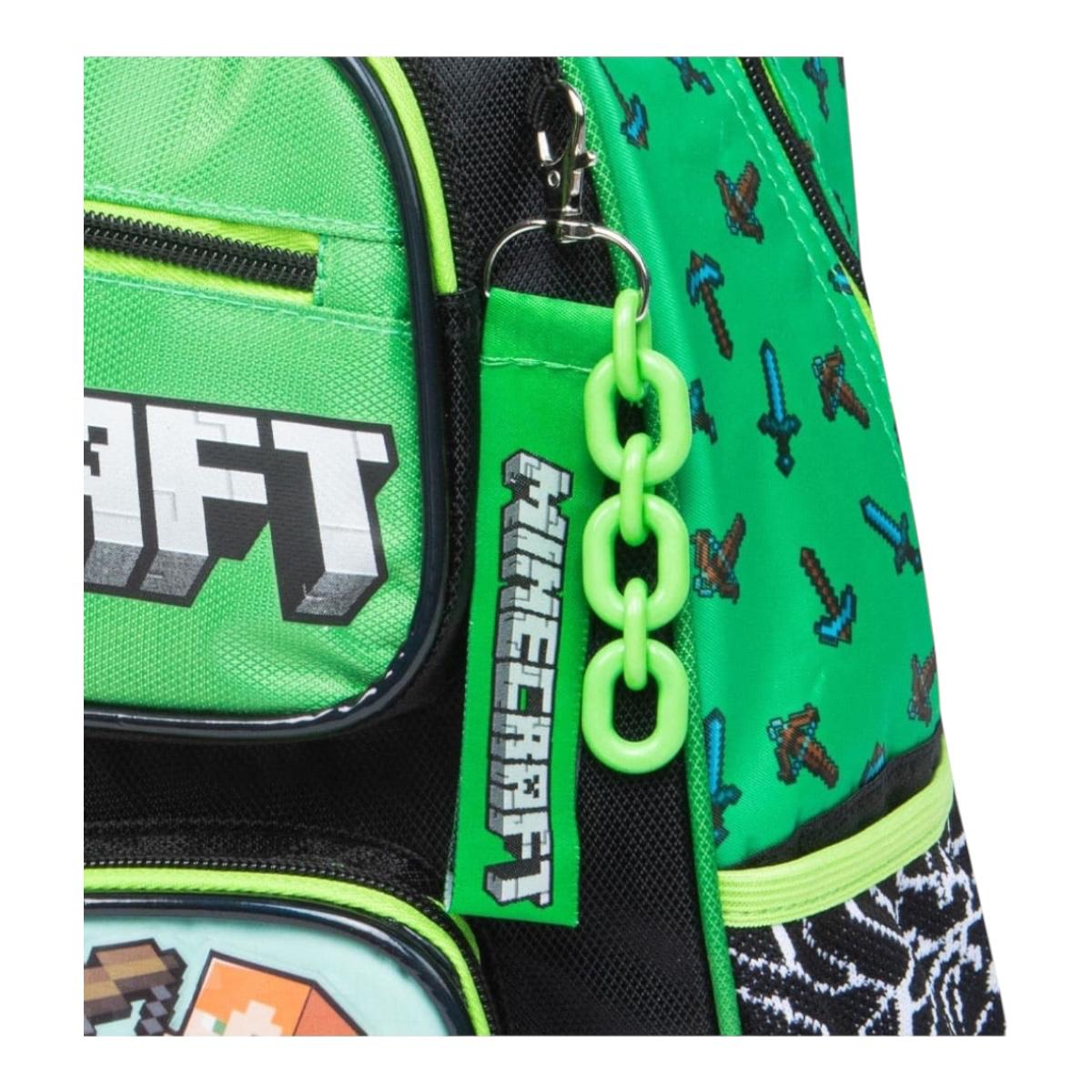 Mochila Escolar Backpack Ruz Minecraft Original 29x40x15 Cm