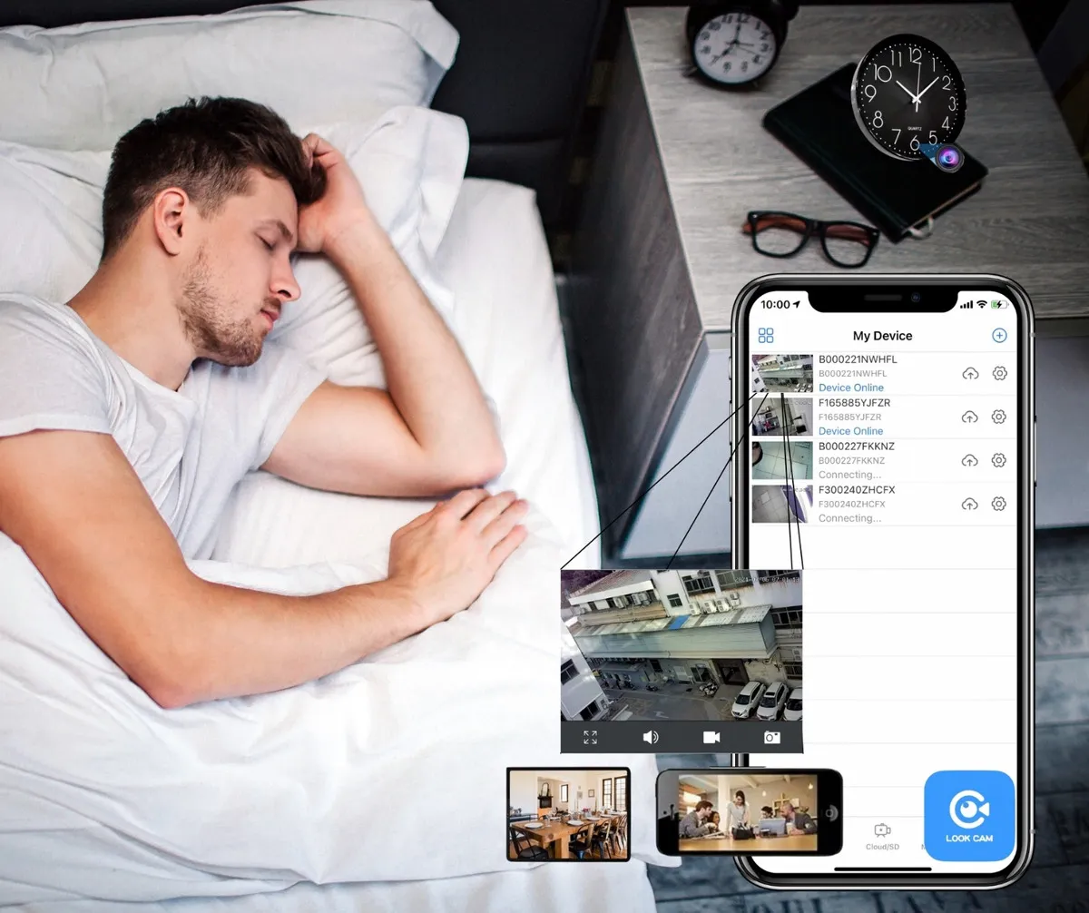 Reloj Espía con Cámara Oculta HD 4k con Control Remoto por APP (Wifi) con Ranura para Micro SD