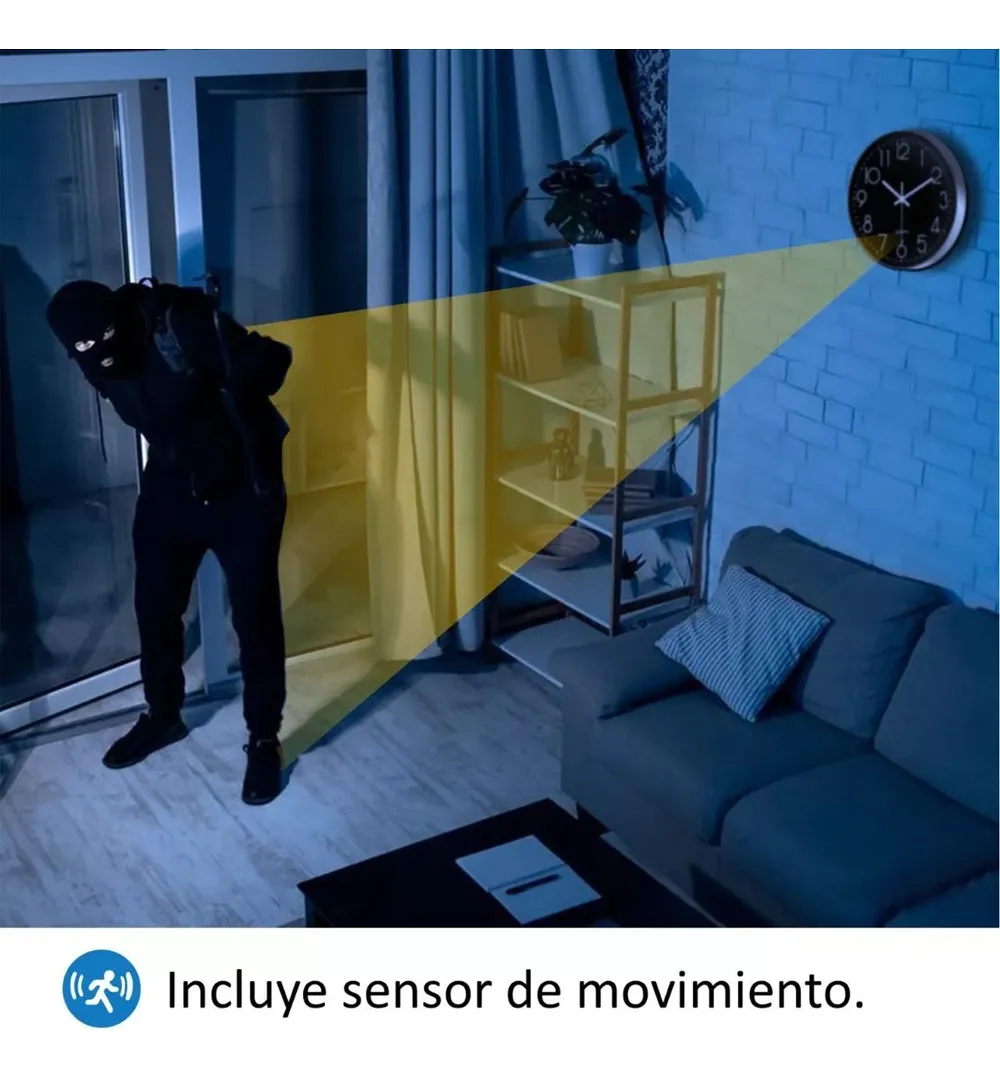 Reloj Espía con Cámara Oculta HD 4k con Control Remoto por APP (Wifi) con Ranura para Micro SD