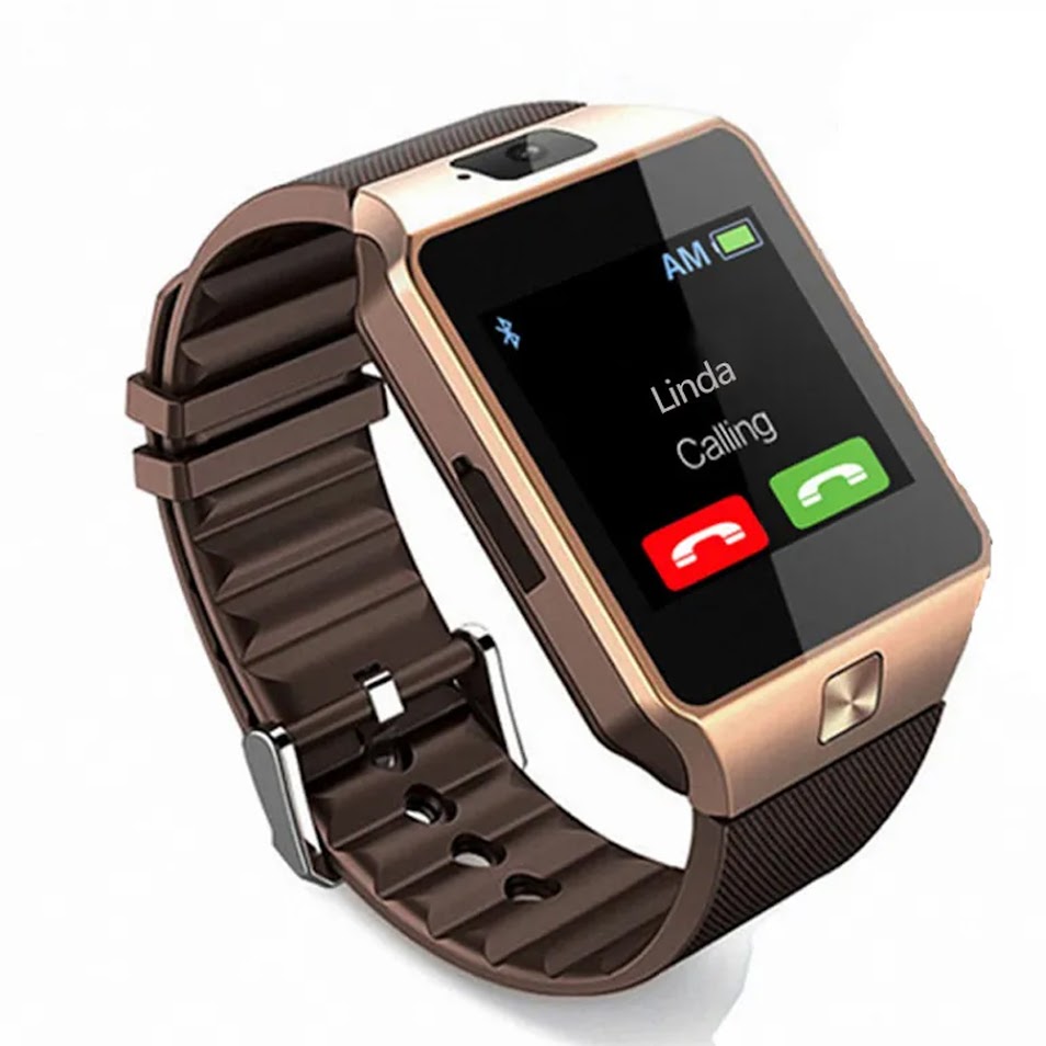 Smartwatch Dz09 Con Bluetooth, Cámara, Cronometro, Llamadas - Reloj Inteligente Dorado.