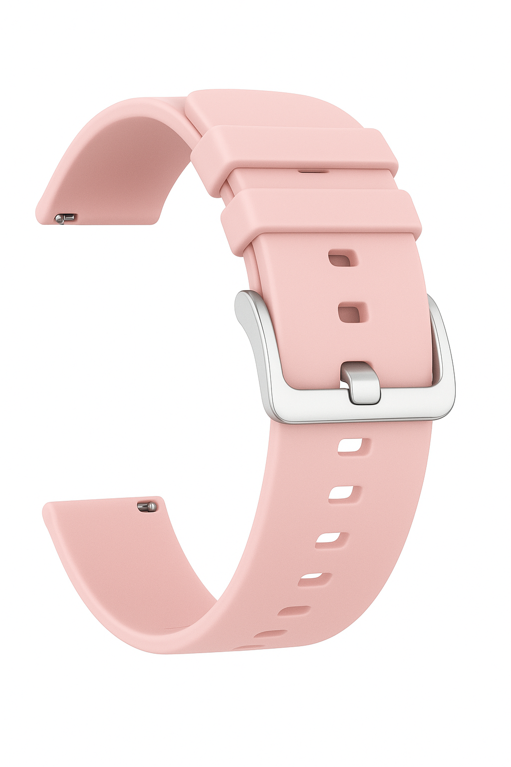 Correa Extensible Universal De Silicón 20mm para Smartwatch Color Rosa