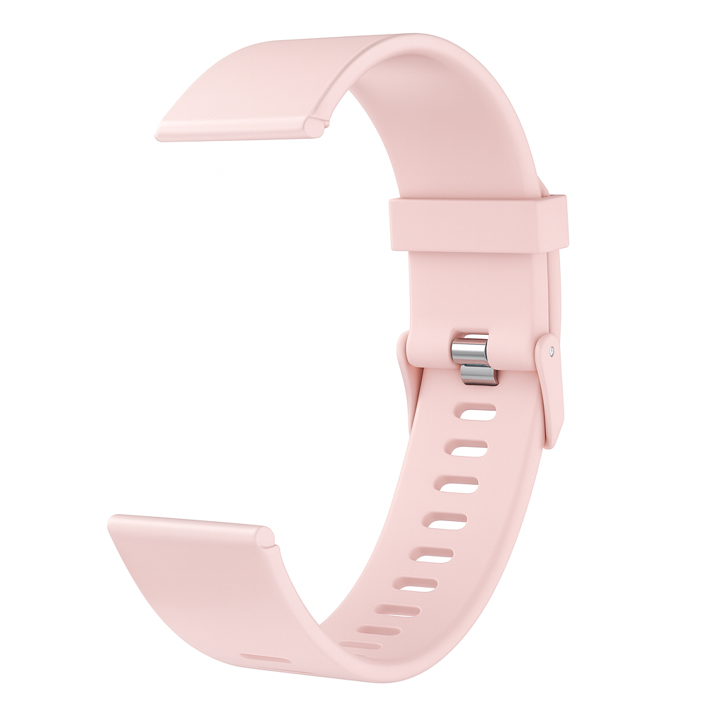 Correa Extensible Universal De Silicón 20mm para Smartwatch Color Rosa