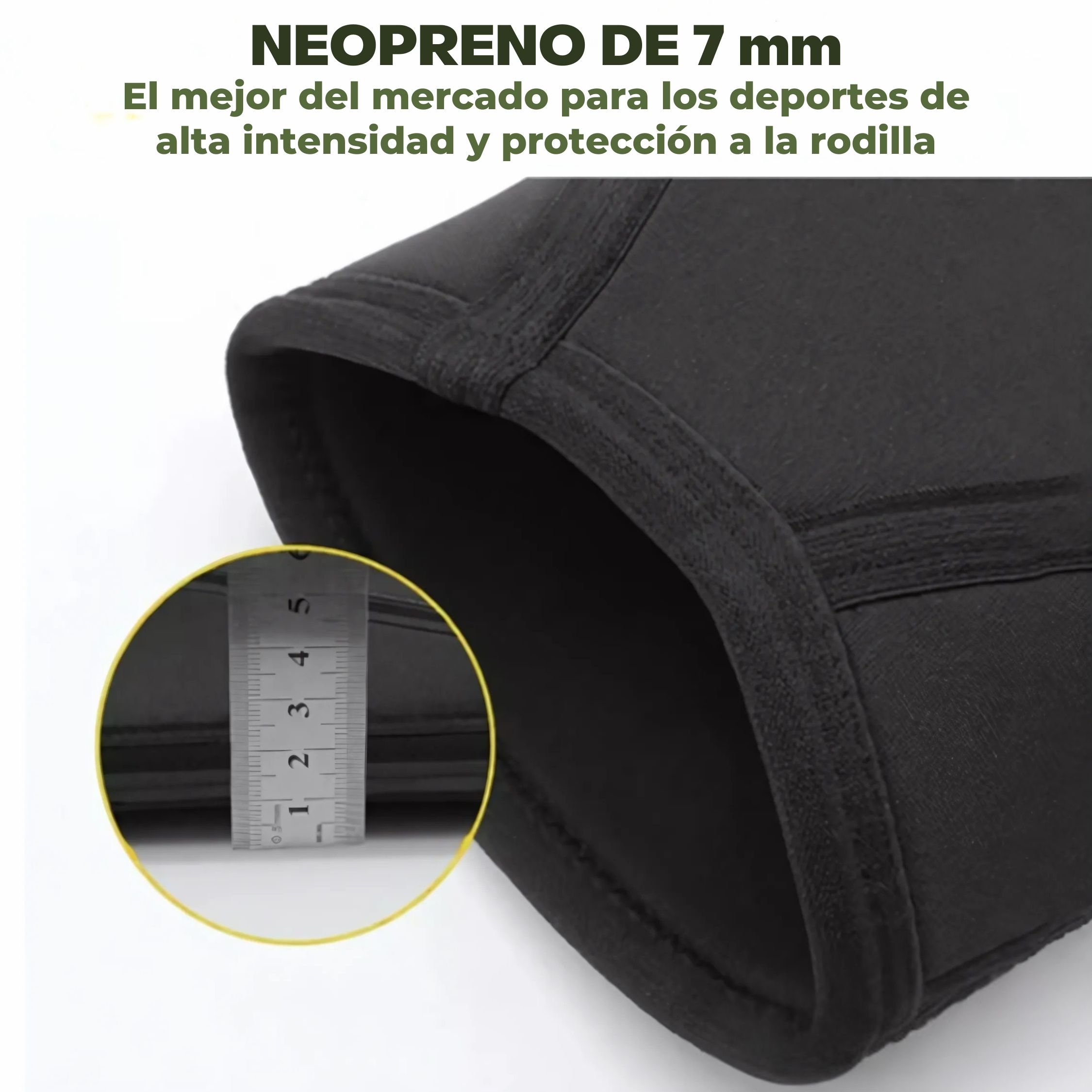 Rodillera De Neopreno 7mm Unisex Para Deporte y Entrenamiento Intenso Diseño Camuflaje Talla M