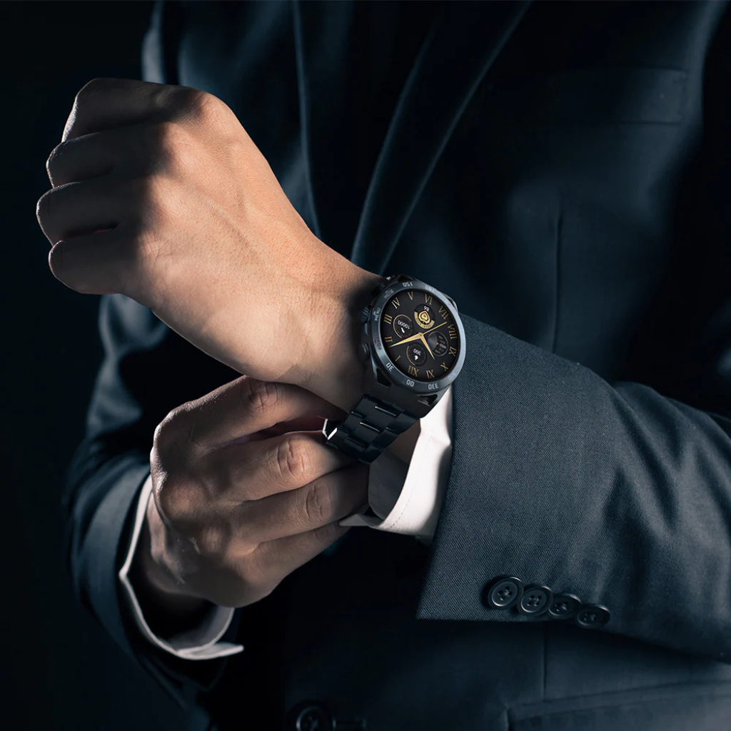 Smartwatch Filwans GTR Negro + Audífonos QCY H2 Pro Negro