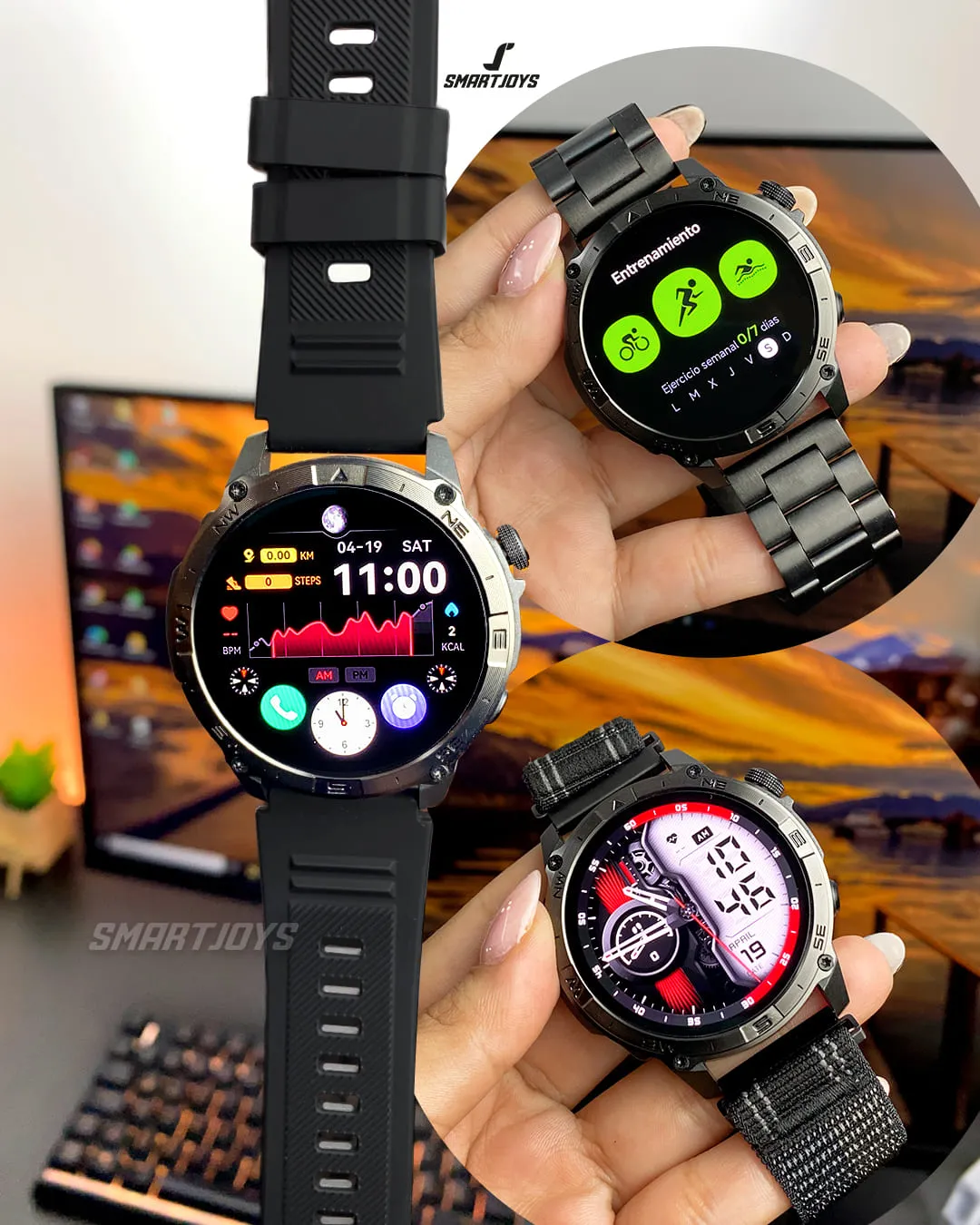 Smartwatch G-tide R6 Pro Con Gps Bluetooth 128 Mb De Ram Sensor De Altitud - Barómetro