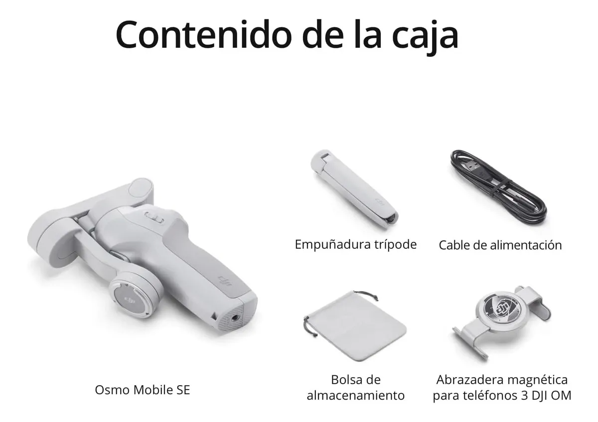DJI Osmo Mobile SE Estabilizador en Tres Ejes Para Celulares