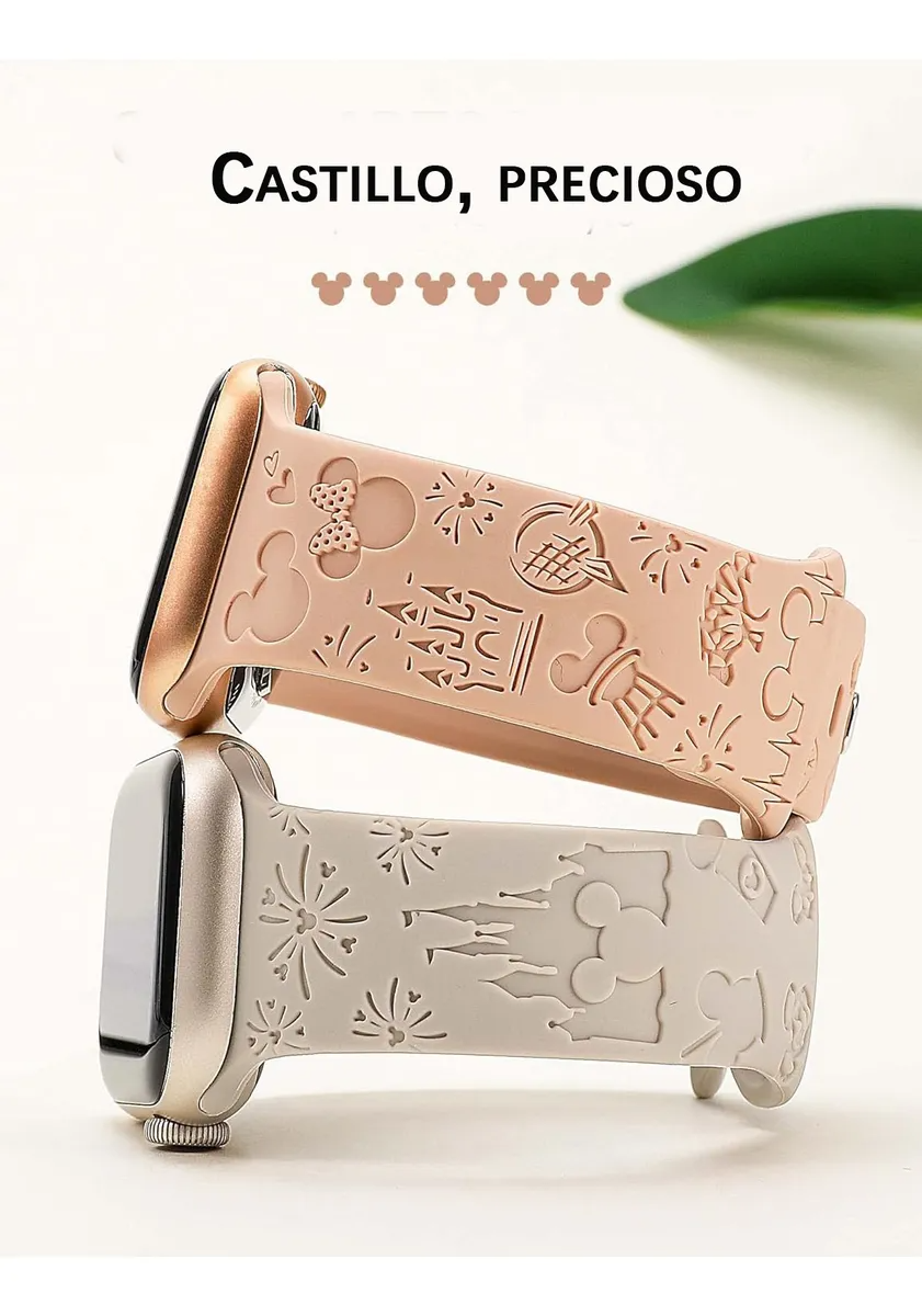 Correa Para Apple Watch Silicon Castillo Serie 8/7/6/5/4/3/2