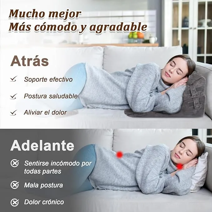 Juego De Almohadas Ajustables De Cuña Almohada Para Reflujo
