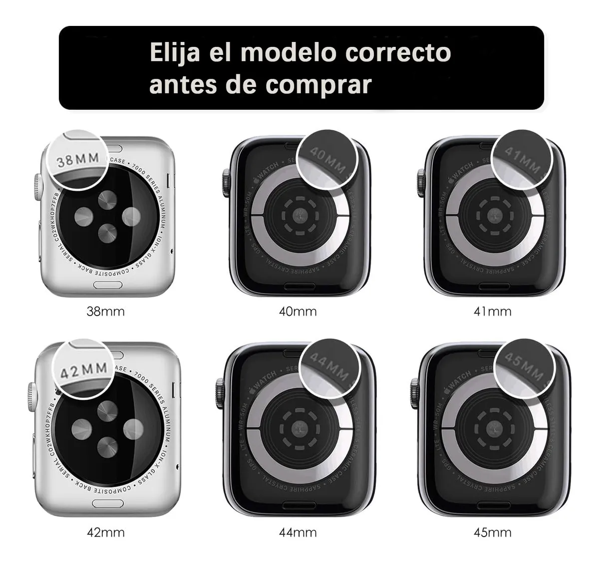 Correa Para Apple Watch Silicon Castillo Serie 8/7/6/5/4/3/2