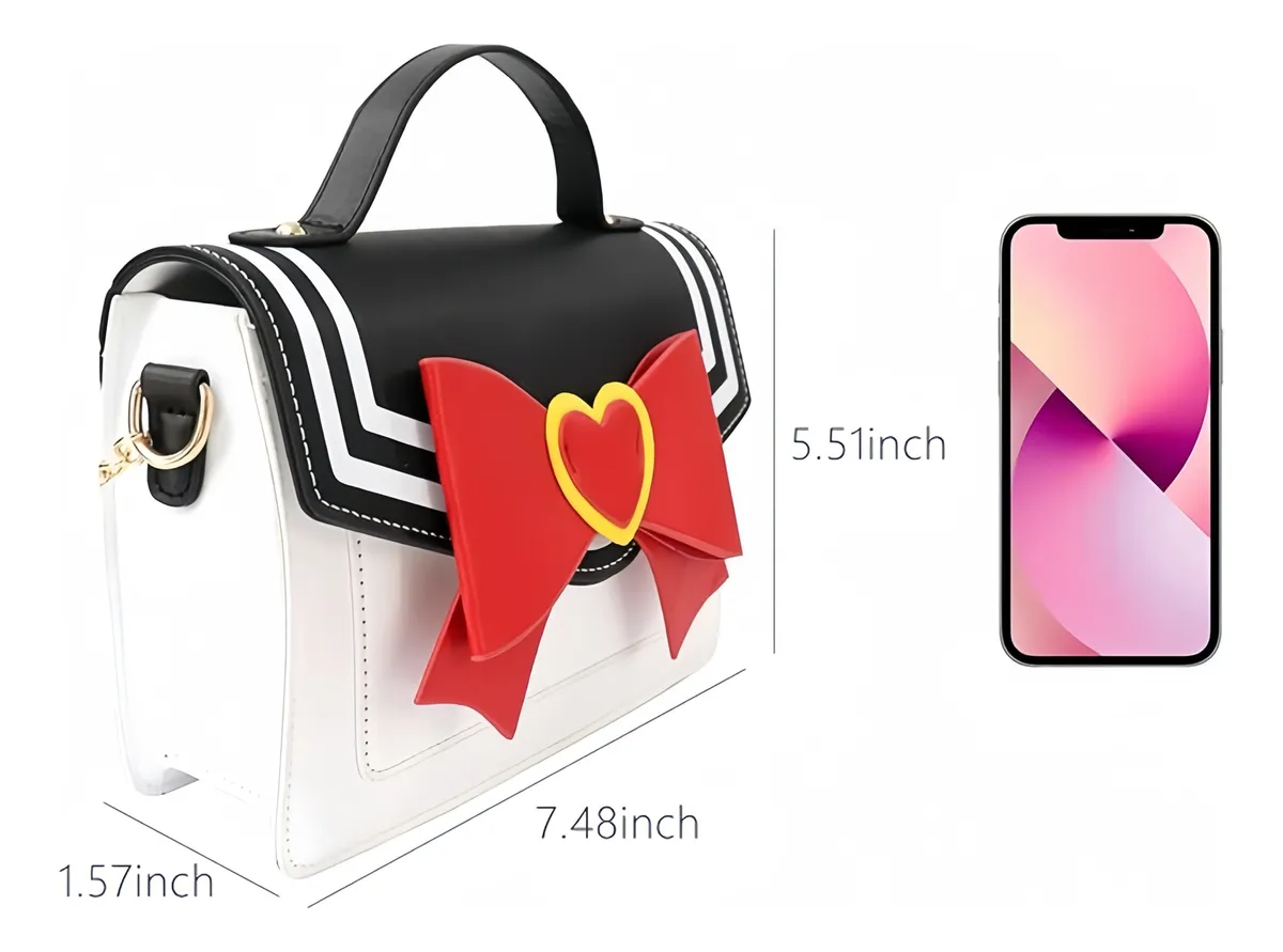 Crossbody Bolsa Sailor Moon Anime Kawaii Mensajero Premium.