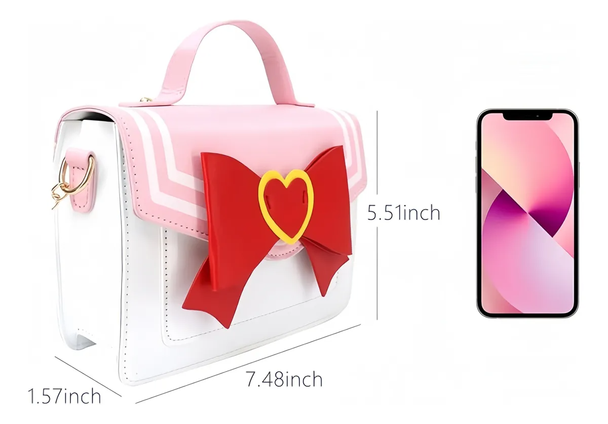 Crossbody Bolsa Sailor Moon Anime Kawaii Mensajero Premium.