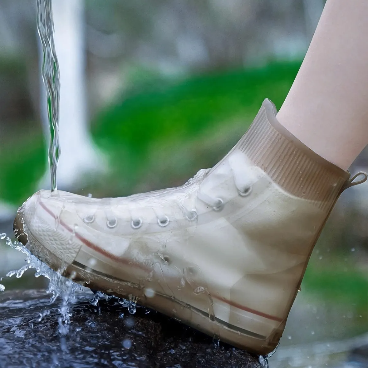 Cubre Zapatos Impermeable Protector De Zapatos Para Lluvia